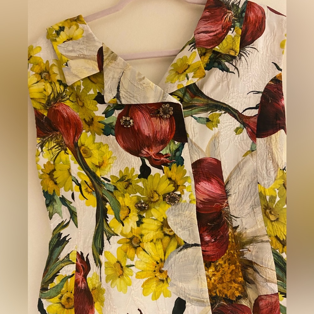 Blair Waldorf Dolce Gabbana Onion Top IT40 US4 Gossip Girl - Picture 7 of 9